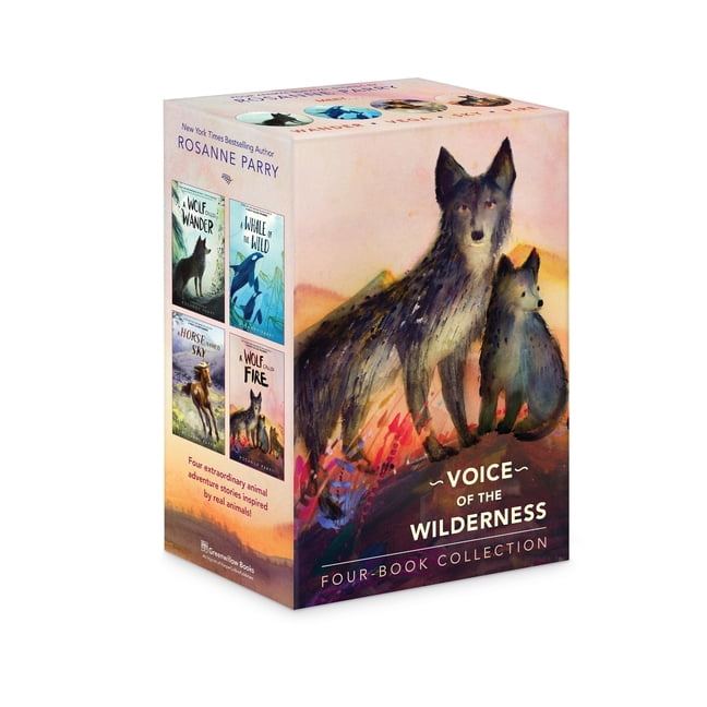 Rosanne Parry "Voice of the Wilderness" 4-Book Box Set: A Wolf Called Wander, a Whale of the Wild, a Horse Named Sky, a , (Paperback)