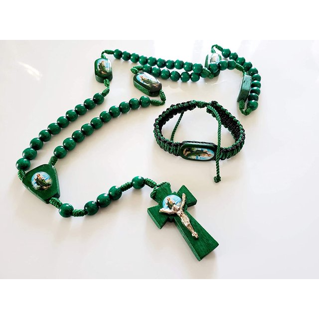 Rosario y Pulcera de San Judas Tadeo Rosary Saint Judas