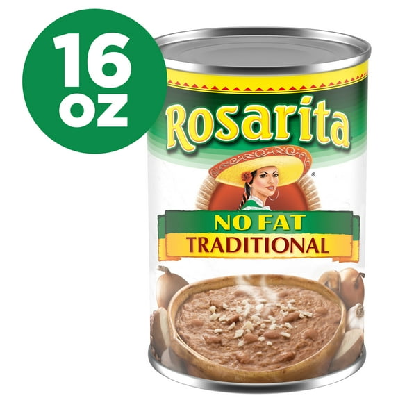 Rosarita No Fat Traditional Refried Beans, 16 oz.
