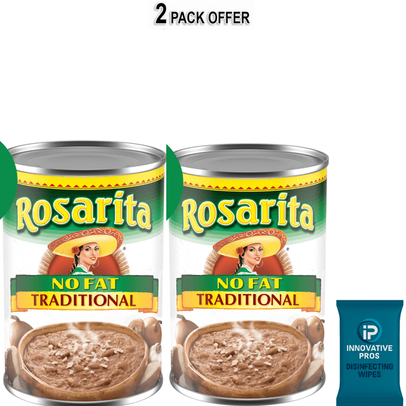 Rosarita No Fat Traditional Refried Beans, 16 oz.