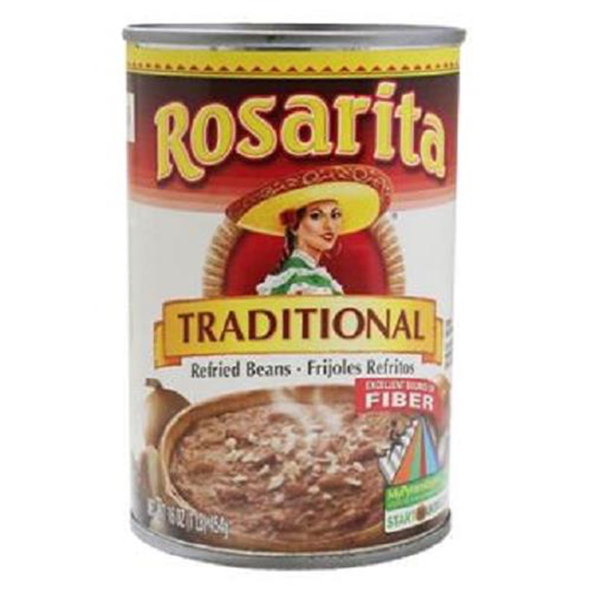 Rosarita, Traditional Refried Bean Can, Count 1 Beans / Grab Varieties & Flavors