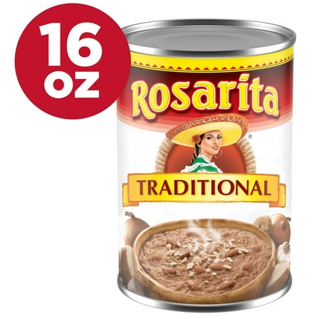 Rosarita Traditional Refried Beans, 16 oz.