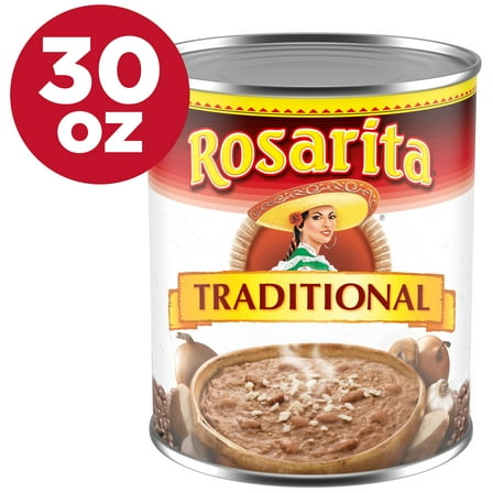 Rosarita Traditional Refried Beans, 30 oz.