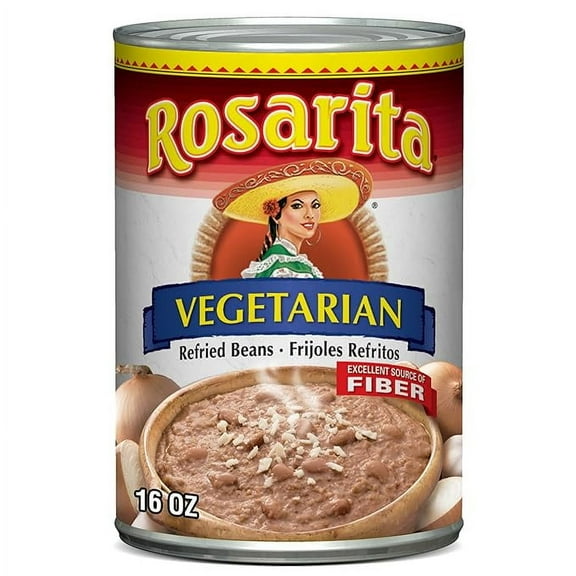 Rosarita Vegetarian Refried Beans, 16 oz (Pack of 2)