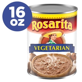 Rosarita Vegetarian Refried Beans, Canned Beans, 16 oz.