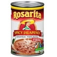 thumbnail image 1 of Rosarita's Spicy Jalapeno Refried Beans 16oz (Pack of 32), 1 of 1