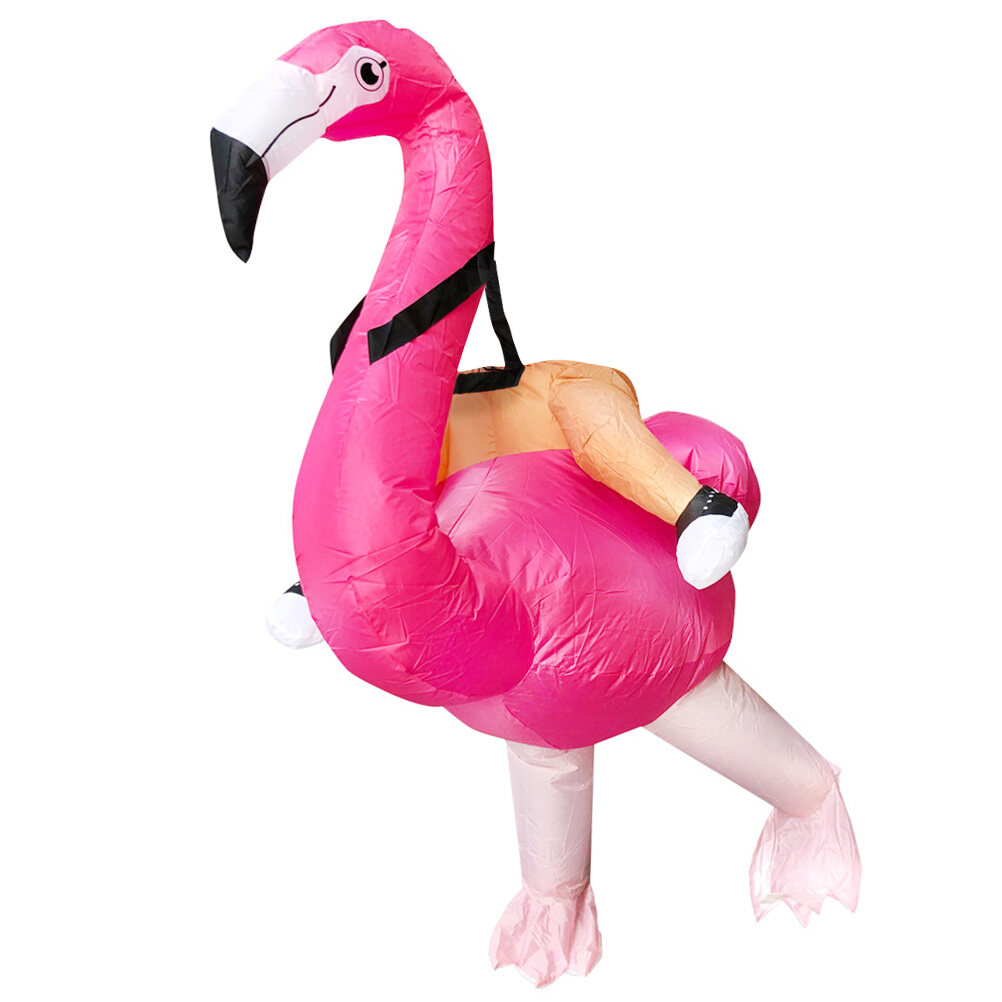 Rosarivae 1PC Festive Party Ball Show Costume Adult Inflatable Flamingo