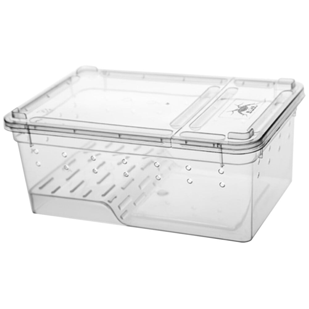 Rosarivae Reptile Tank with Platform Creative Turtle Living Tank