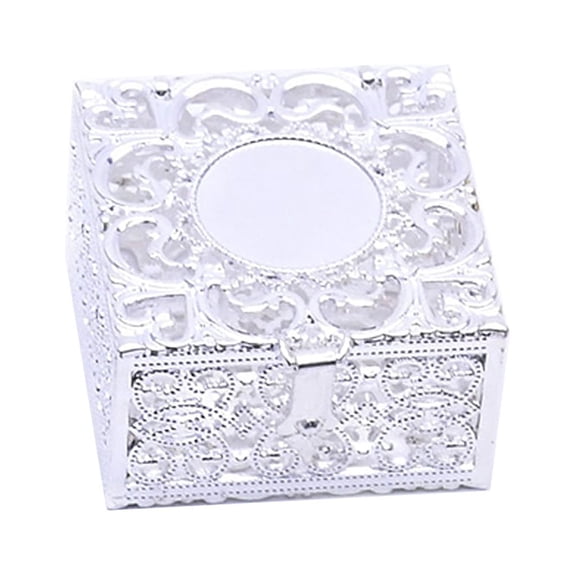 Rosary Beads Box with Lid Sealing Organizer Container Religious Necklace for Home Church Meditation Pendant Charm