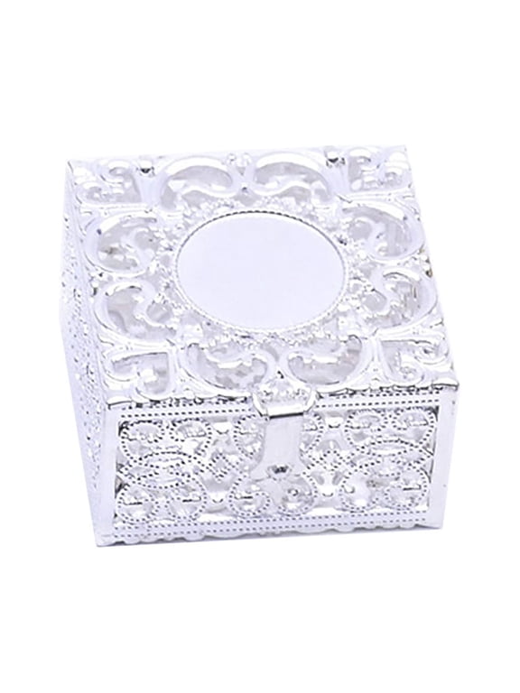 Rosary Beads Box with Lid Sealing Organizer Container Religious Necklace for Home Church Meditation Pendant Charm