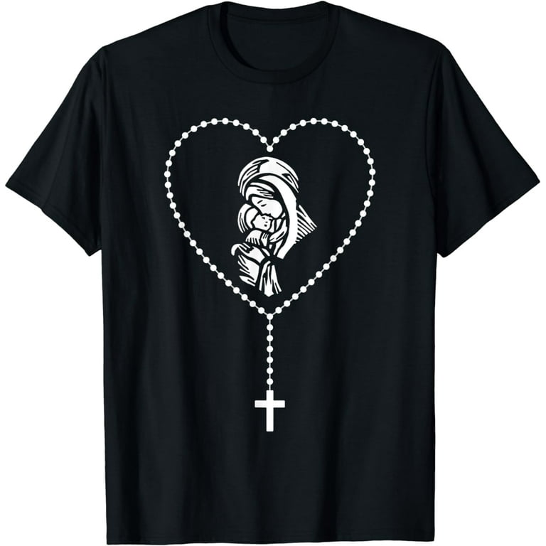 I Just Need My Rosary & Dry Shampoo | Funny Catholic T-Shirt I Just Need My Rosary & Dry Shampoo | Funny Catholic T-Shirt