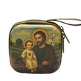 thumbnail image 1 of Rosary Jewelry Box Religious Trinket Storage Holders Case Religious Trinkets Box Coin Purse Rosarys Prayer Bags Zippers, 1 of 8