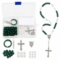 Rosary Necklace Making Supplies, Catholic Prayer Beading Kit, First ...