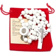 Rosary/Necklace with Velvet Bag