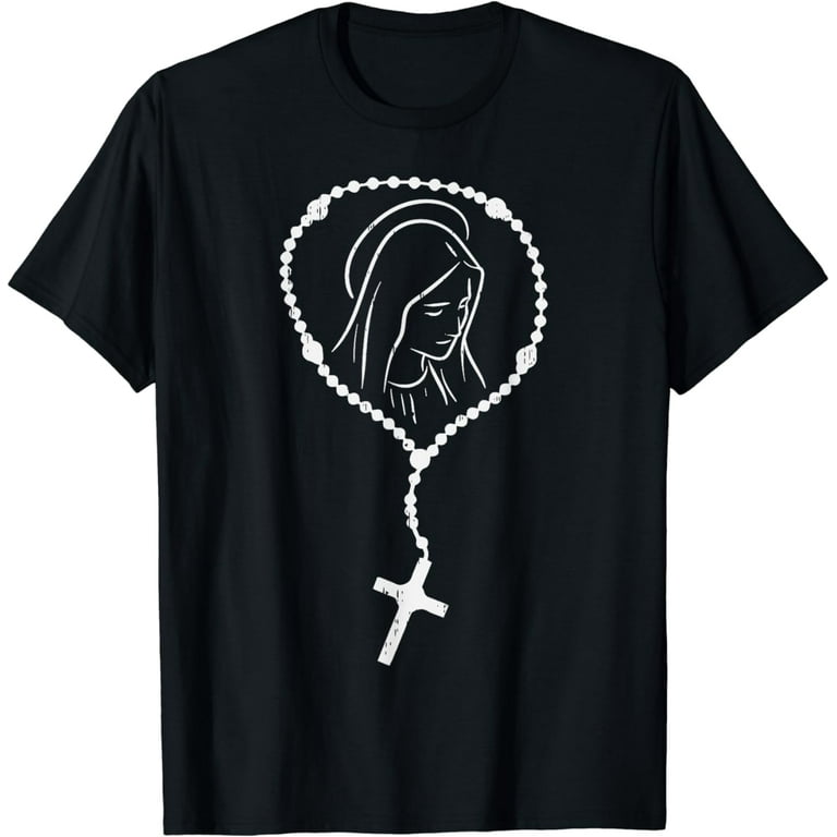 I Just Need My Rosary & Dry Shampoo | Funny Catholic T-Shirt I Just Need My Rosary & Dry Shampoo | Funny Catholic T-Shirt