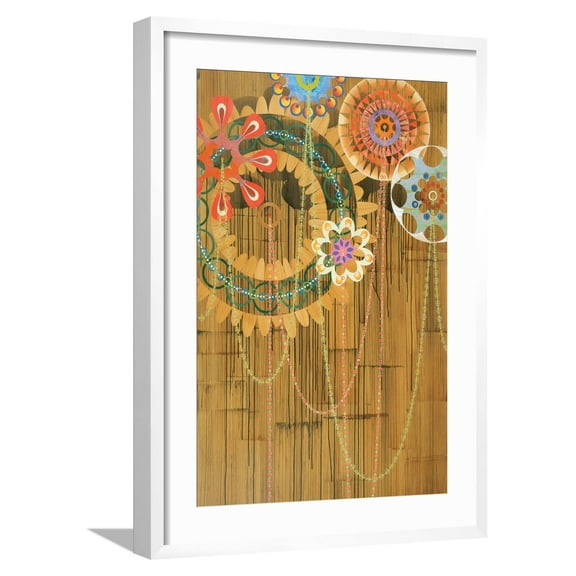 Art.com Rosathoria 2 Art Print by Rex Ray, White Frame Wall Art, 21" x 29"