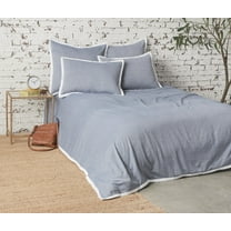 Roscoe Indigo King Duvet Cover