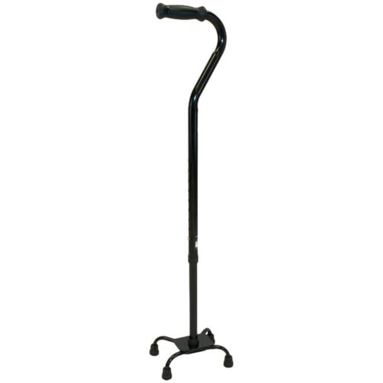 Roscoe Medical CNQHSBB 500 lb Small Base Heavy Duty Quad Cane, Black