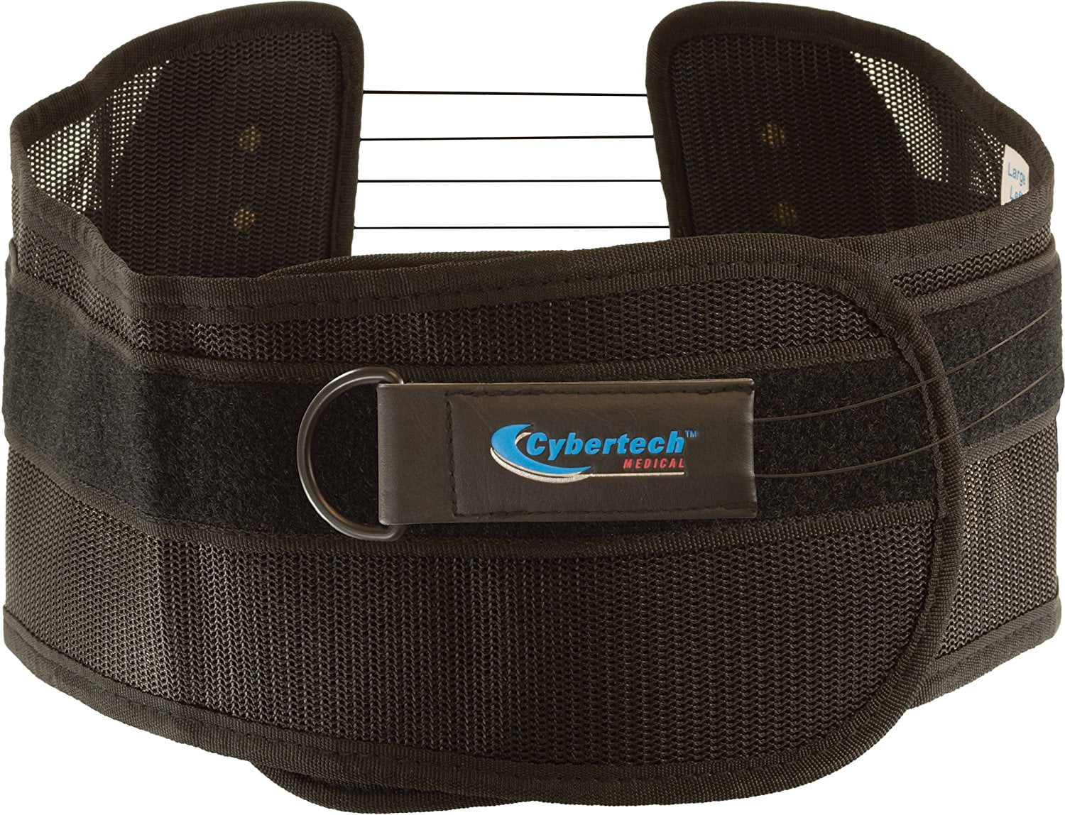 Roscoe Medical Cybertech Spine Brace for Lumbar Support, Black, 3XL (50" - 55")