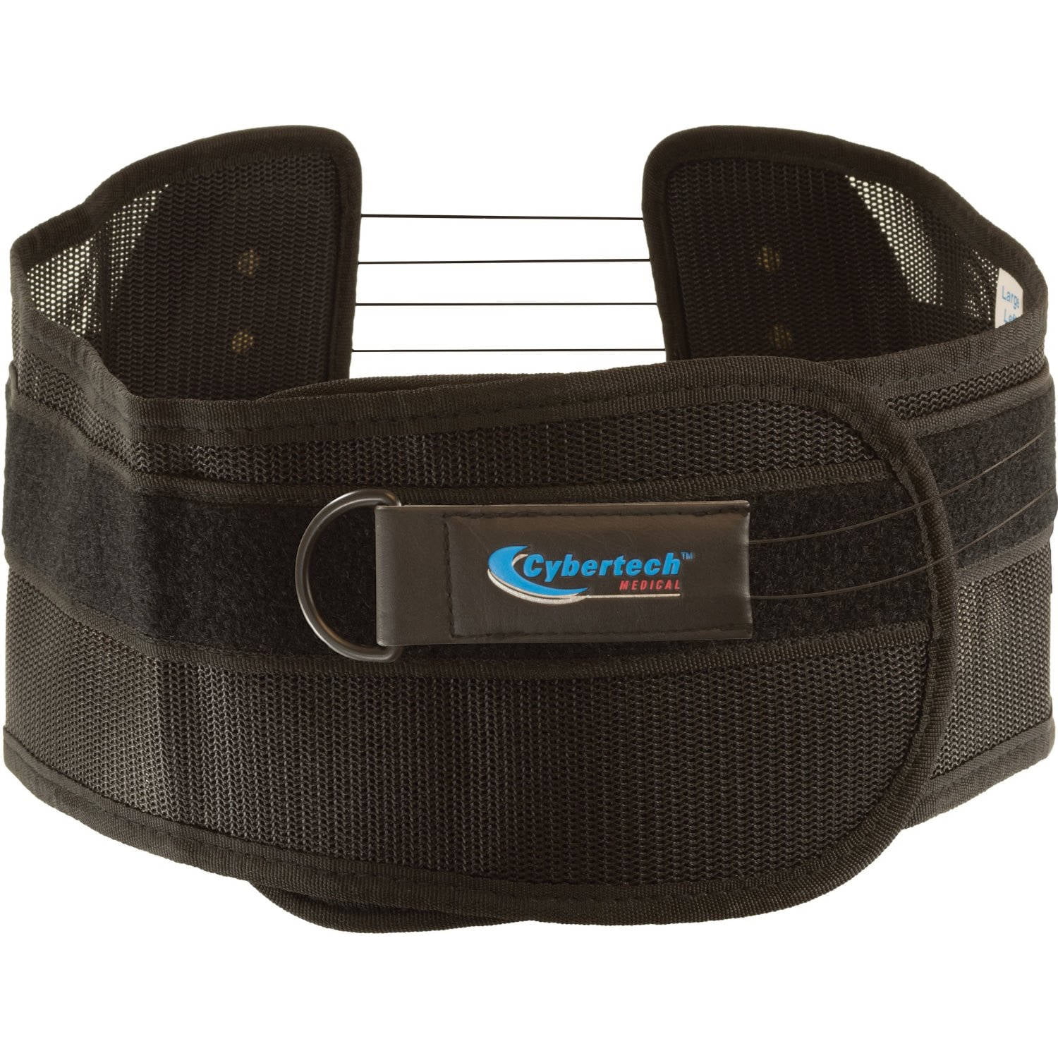 Roscoe Medical Cybertech Spine Brace for Lumbar Support, Black, 3XL (50" - 55")