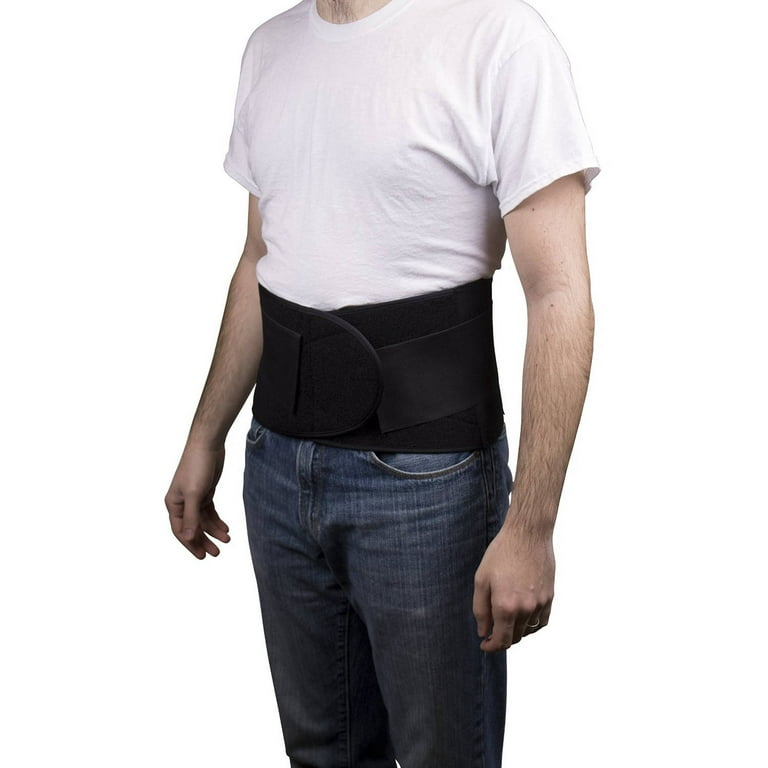 Roscoe Medical Double Pull Back Brace for Lumbar Support (Small - Fits  Waist Sizes 25-35)