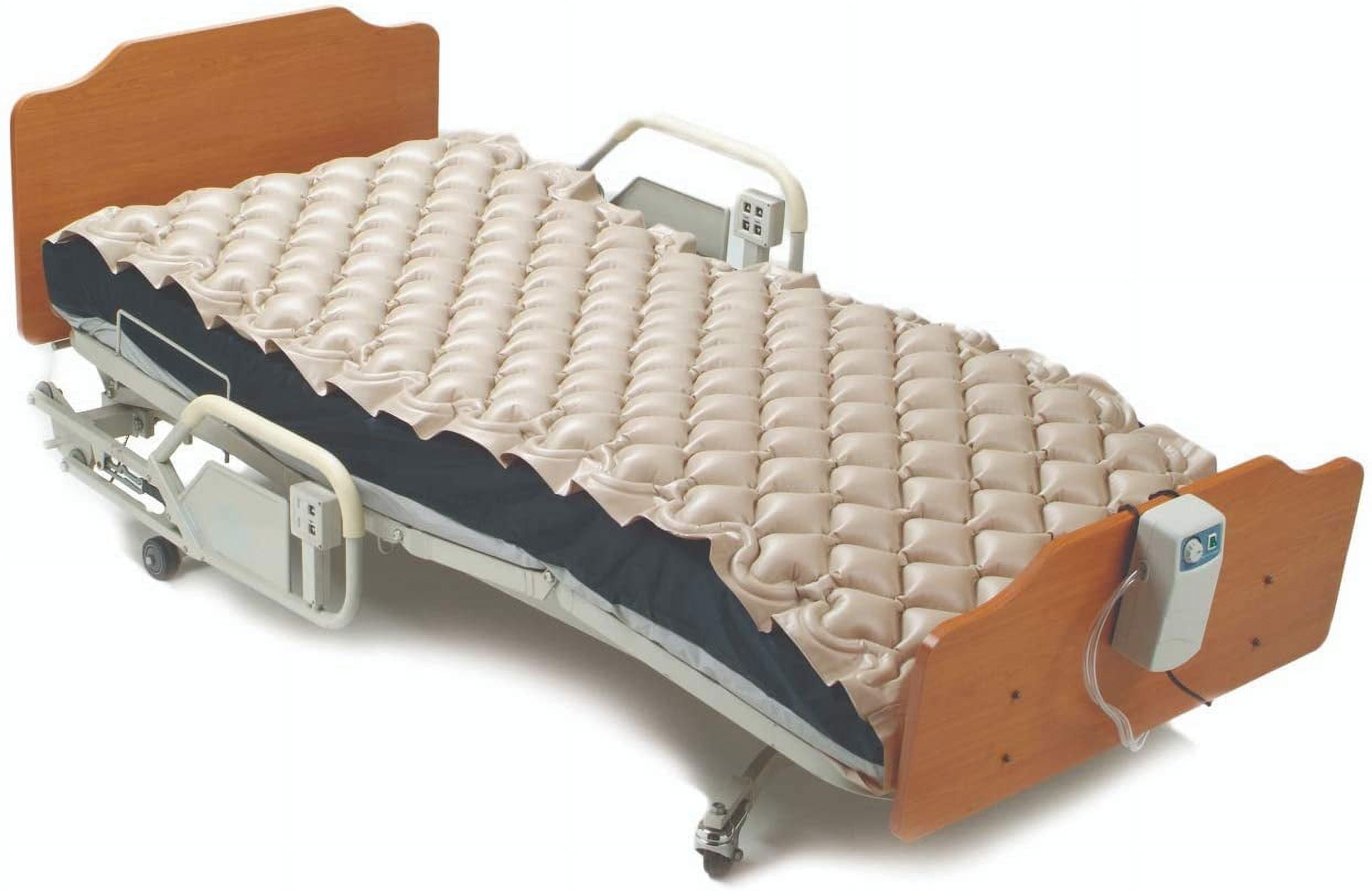 Roscoe Medical Meridian SatinAir Durable Hospital Mattress with Standard Electric Pump, Twin
