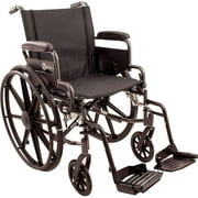 Roscoe Medical WC42016DS 20 x 16 in. K4 Swing Away High Strength Wheelchair