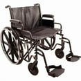 thumbnail image 1 of Roscoe Medical WC72418DS 24 x 18 in. K7 Swing Away Extra Heavy Duty Wheelchair, 1 of 1