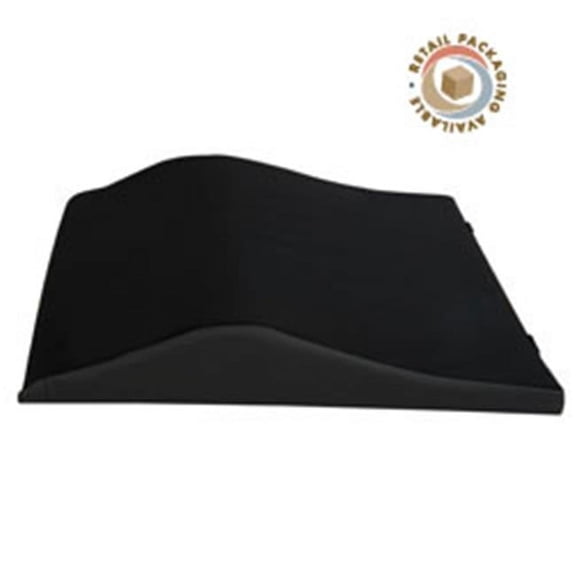 Roscoe Medical Wheelchair Back Cushions for Lumbar Support, Ergonomic Backrest, Black, 22" x 19"