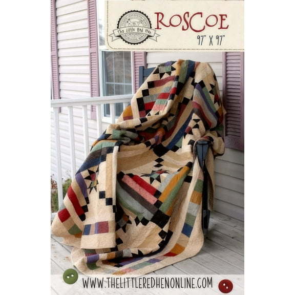Roscoe Quilt Pattern by Emily McGlothlen Little Red Hen