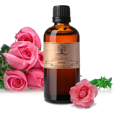 Rose - 100% Pure Aromatherapy Grade Essential oil by Nature's Note Organics - 8 Fl Oz