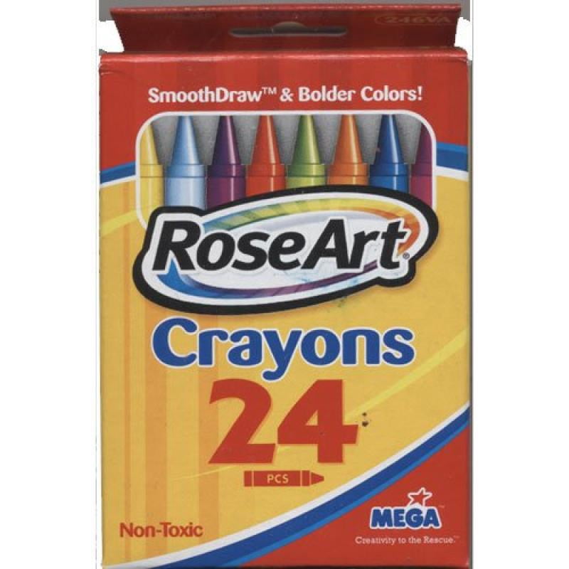 Rose Art 24ct Crayons