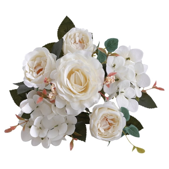 Rose Artificial Flower Creative Bouquet Natural Decoration Dining Table Coffee Table Floral Decoration