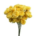 thumbnail image 1 of Rose Artificial Flowers Realistic Faux Silk Rose Bouquets,1PC 26" 3 Head Rose for Valentine's Day, Mother'S Day Home Table Centerpieces Decor Party Wedding Anniversary Decorations(Yellow,26x10"), 1 of 7