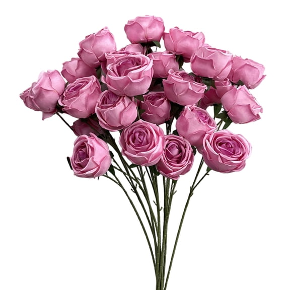 Rose Artificial Flowers Realistic Faux Silk Rose Bouquets,1PC 26" 3 Head Rose for Valentine's Day, Mother'S Day Home Table Centerpieces Decor Party Wedding Anniversary Decorations(Pink2,26x10")