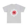thumbnail image 1 of Rose Asymmetrical Unisex Heavy Cotton Tee, 1 of 12