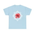thumbnail image 1 of Rose Asymmetrical Unisex Heavy Cotton Tee, 1 of 12