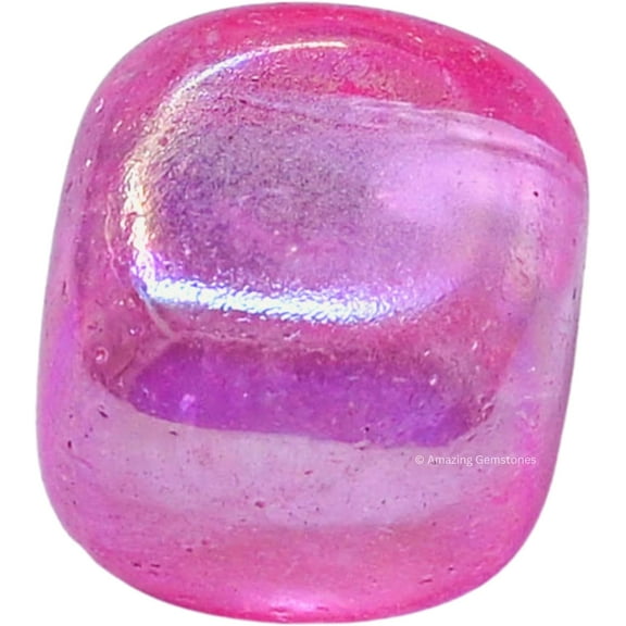 Rose Aura Quartz (Pink Paani) Crystal Tumbled Stones Polished Rocks (1 OZ)