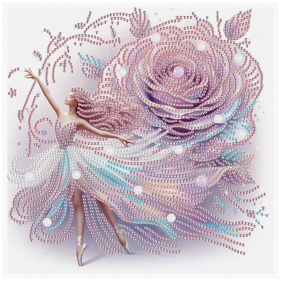 Rose Ballet Diamond Art Painting Kit