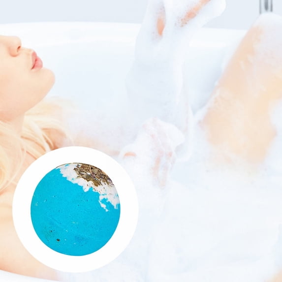 Rose Bath Bombs - 1-Pack Natural Organic Oil Bubble Bath Balls, Floating Colorful Bath Fizzies, Skin-Nourishing Bathroom Gift Box, Perfect For Christmas Thanksgiving Mother’s Day Father’s Day Winter