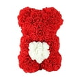 thumbnail image 1 of Rose Bear Cute Bear Rose Flower Gifts & Indoor Table Decorations for Valentines, Mothers Day, Birthday, Anniversary | Handmade Gifts for Women Mom Wife Girlfriend, 1 of 2
