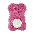 thumbnail image 1 of Rose Bear Cute Bear Rose Flower Gifts & Indoor Table Decorations for Valentines, Mothers Day, Birthday, Anniversary | Handmade Gifts for Women Mom Wife Girlfriend, 1 of 2
