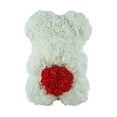 thumbnail image 1 of Rose Bear Cute Bear Rose Flower Gifts & Indoor Table Decorations for Valentines, Mothers Day, Birthday, Anniversary | Handmade Gifts for Women Mom Wife Girlfriend, 1 of 2