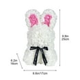 thumbnail image 1 of Rose Bear Rose Teddy Bear Flower Gift Black Box for Valentines Gifts Anniversary Christmas,Birthdays Bridal Showers - Flower Bear Clear Gift Box(B), 1 of 5