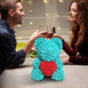 Rose Bear Rose Teddy Bear Gifts Artificial Flower Rose Bear for Women Valentines Wedding Birthday for Wife Girlfriend Mothers Day