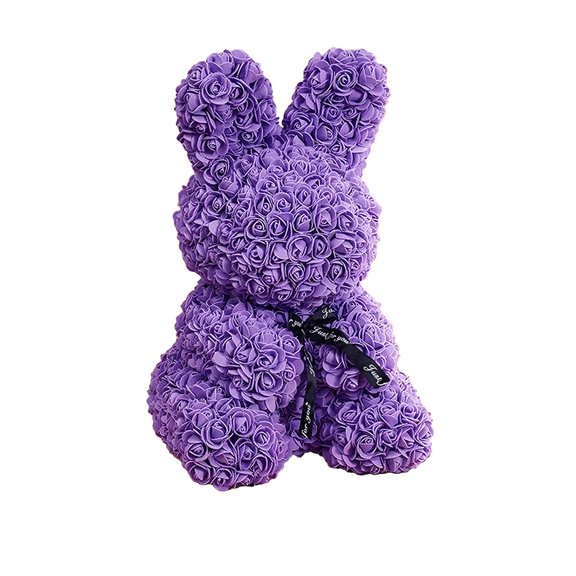 Rose Bear Rose Teddy Bear Gifts for Wedding,Valentines,Romantic Rose Flower Bear for Wife Girlfriend,Christmas Anniversary,Birthday,Mothers Day,Light Pink