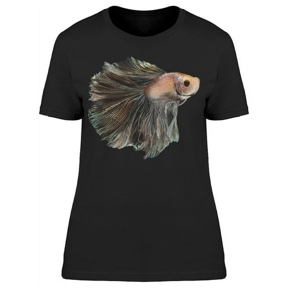 Rose Body Dark Tail Betta T-Shirt Women -Image by Shutterstock, Female 3X-Large