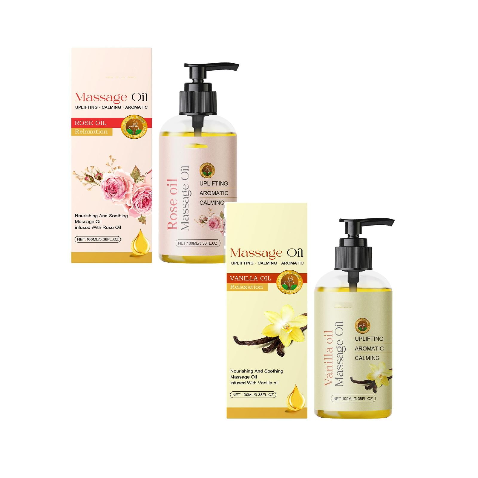 Rose Body Oil 100ml Natural And Aromatherapy For Relaxation And Skin