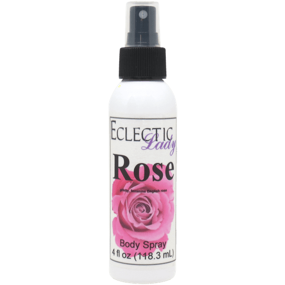 Rose Body Spray, Eclectic Lady, Hydrating Mist, Unisex, 2 oz