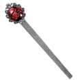 thumbnail image 1 of Rose Book Lovers' Delight: Vintage Silver Lace-Edged Bookmark – Book Mark Accessory Gift!, 1 of 1